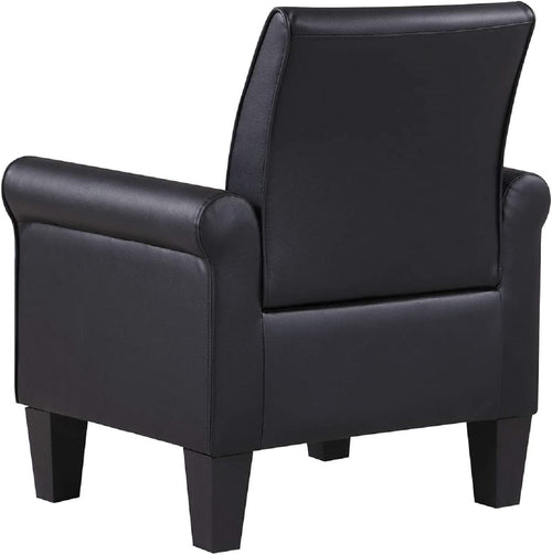 Black Accent Chair Modern Design For Living Room Furniture