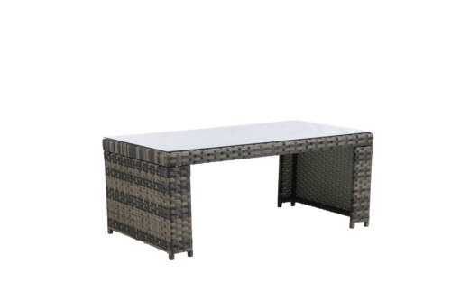 6 Piece Outdoor Patio Furniture Set, All Weather Wicker Rattan Outdoor