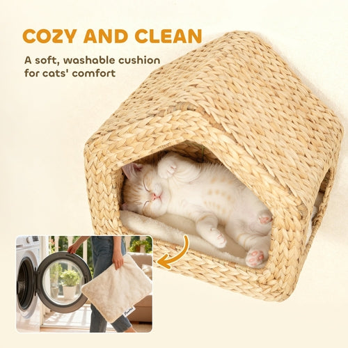 Wall Mounted Cat House, Cat Wall Furniture, Cat Wall Shelf with