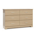 Brookside 6 Drawer Dresser Driftwood Nursery Furniture