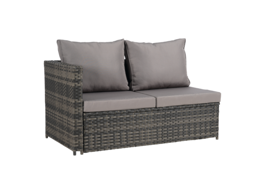 6 Piece Outdoor Patio Furniture Set, All Weather Wicker Rattan Outdoor